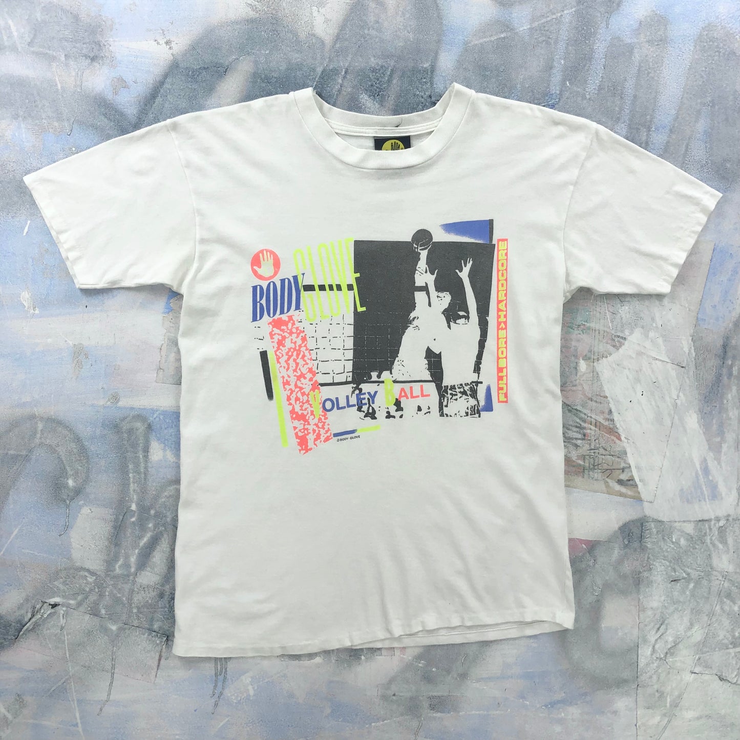 Vintage 80s USA Body Glove Volleyball Single Stitch T Shirt XL