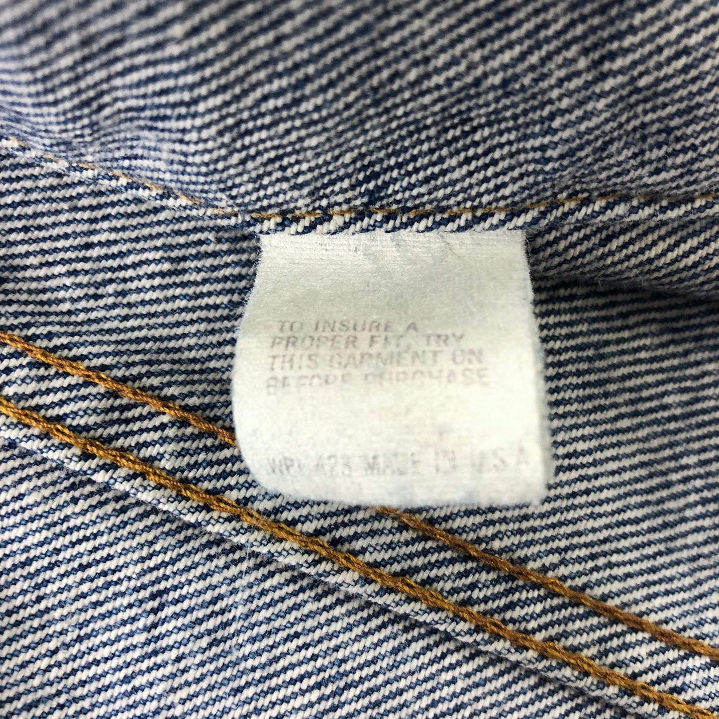 Vintage USA 80s Levis Denim Button Vest Jacket XL