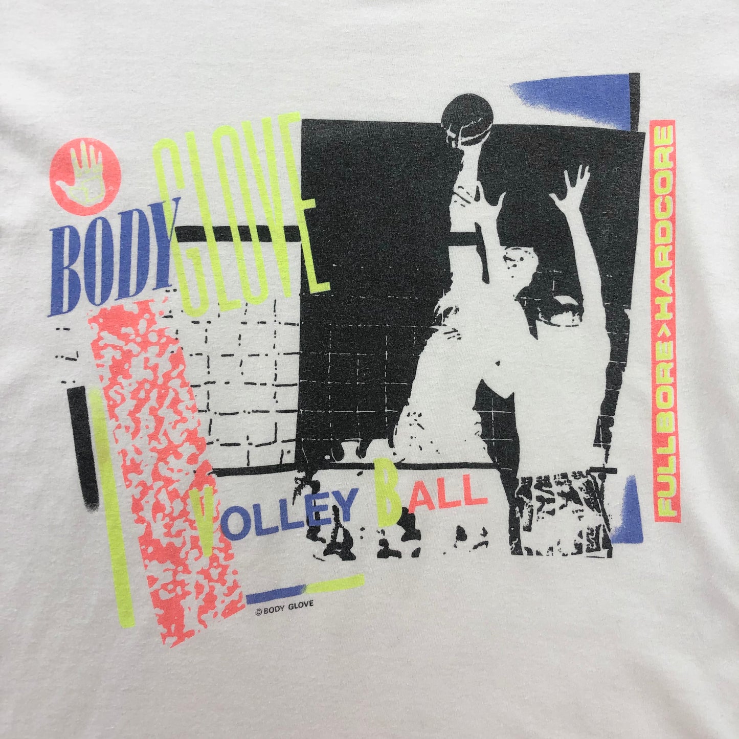 Vintage 80s USA Body Glove Volleyball Single Stitch T Shirt XL