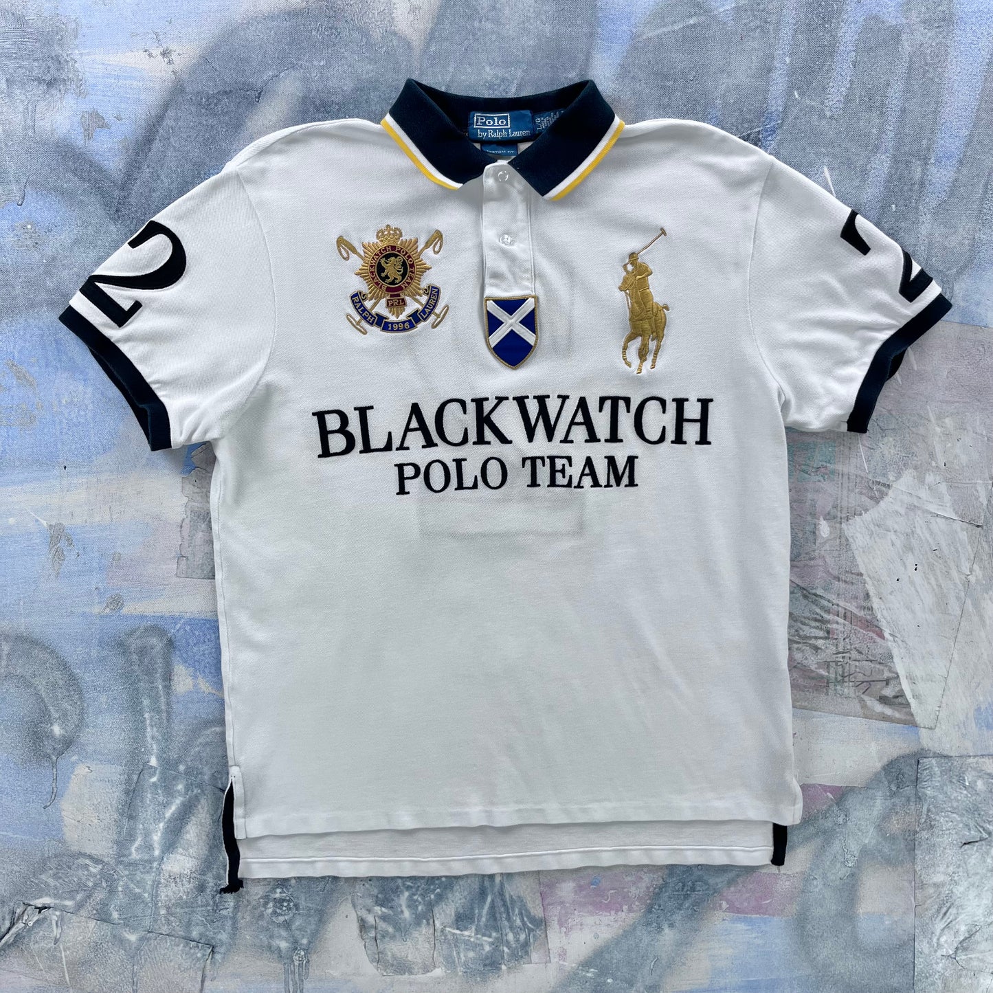 Vintage Polo Ralph Lauren Blackwatch Polo Team Shirt L