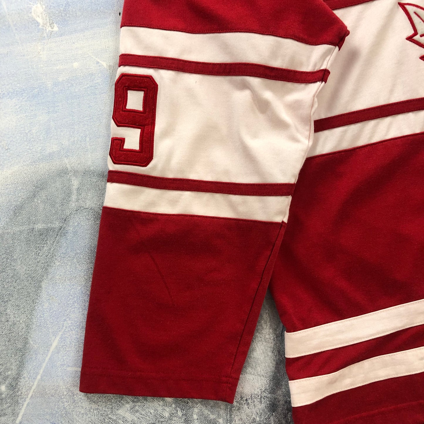 Vintage 90s Canada Hockey Wayne Gretzky Captain 99 Hockey Sweatshirt Jersey L
