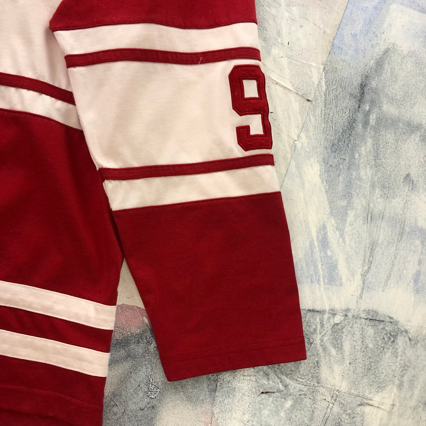 Vintage 90s Canada Hockey Wayne Gretzky Captain 99 Hockey Sweatshirt Jersey L
