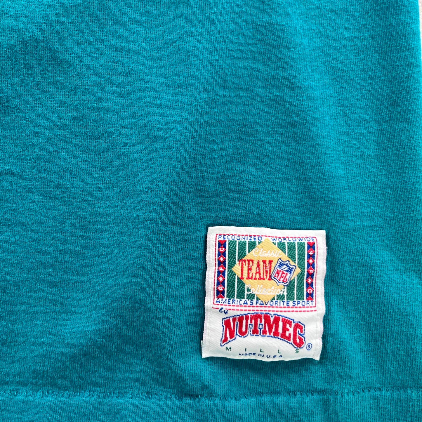 Vintage 90s USA NFL Miami Dolphins Single Stitch T Shirt XL