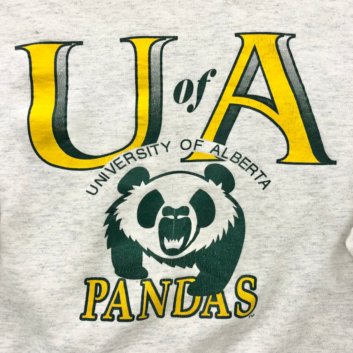 Vintage University Of Alberta Pandas Crewneck Sweatshirt M