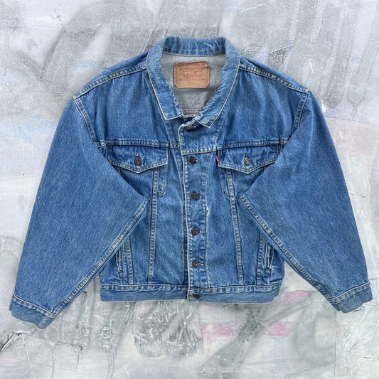 Vintage Levis Denim Button Jacket M