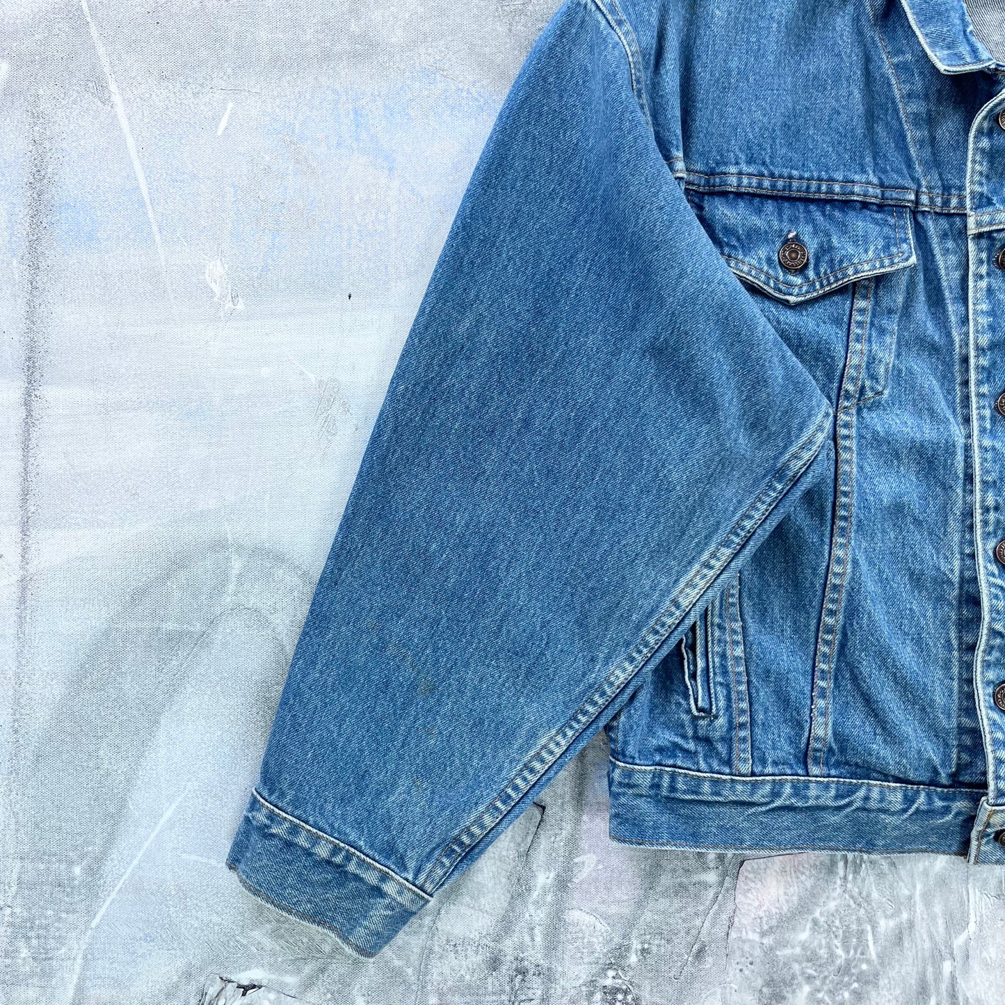 Vintage Levis Denim Button Jacket M