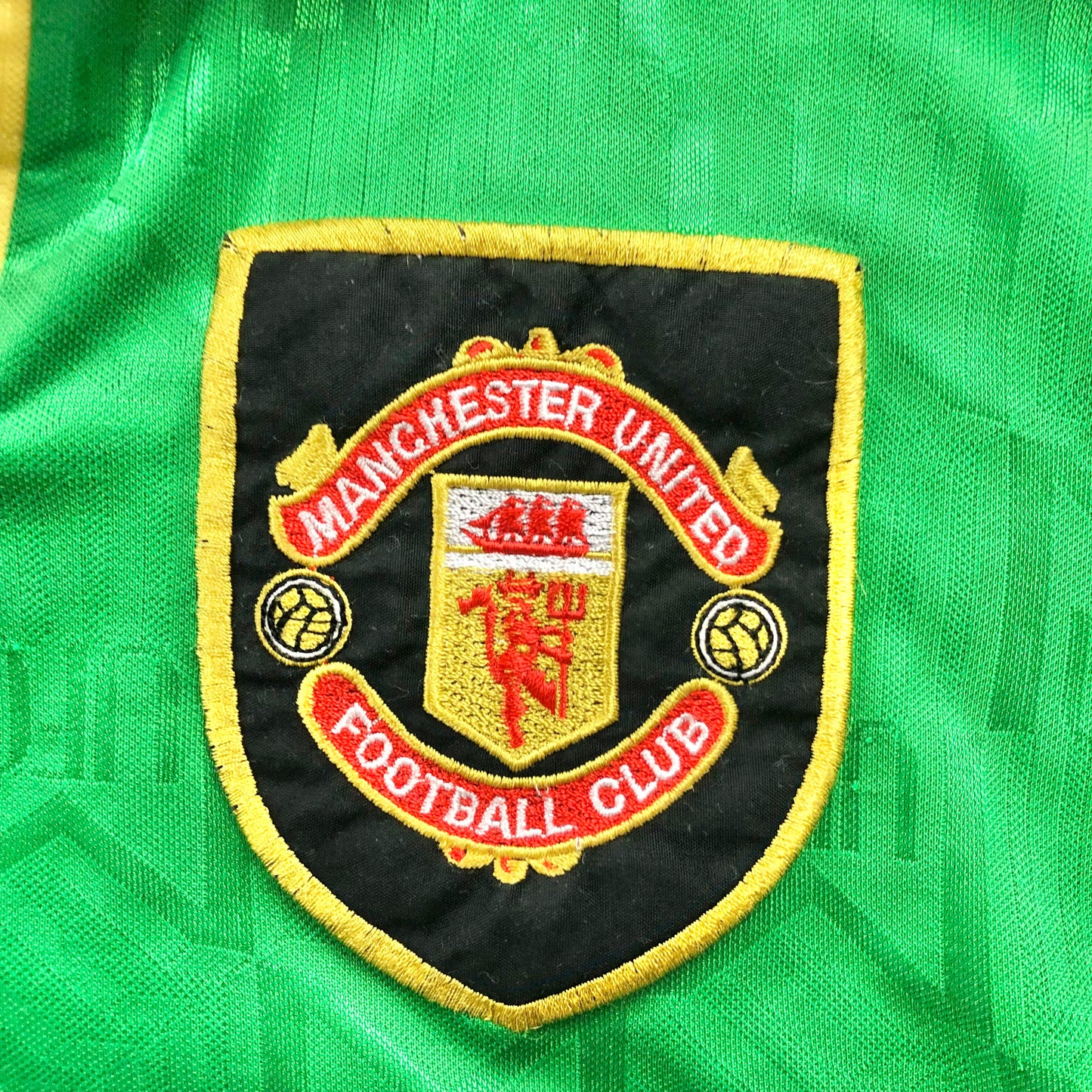 Vintage 90s Umbro Manchester United Mark Hughes Futbol Jersey M