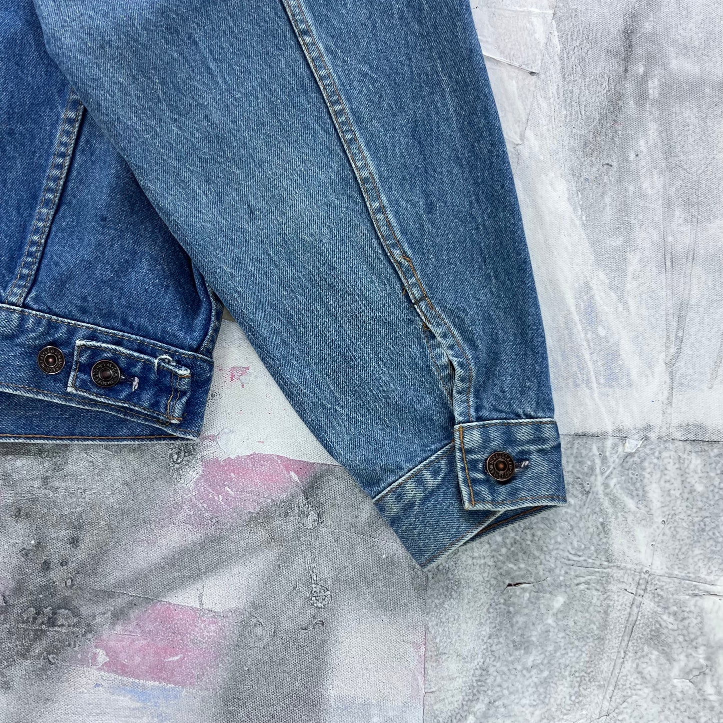 Vintage Levis Denim Button Jacket M