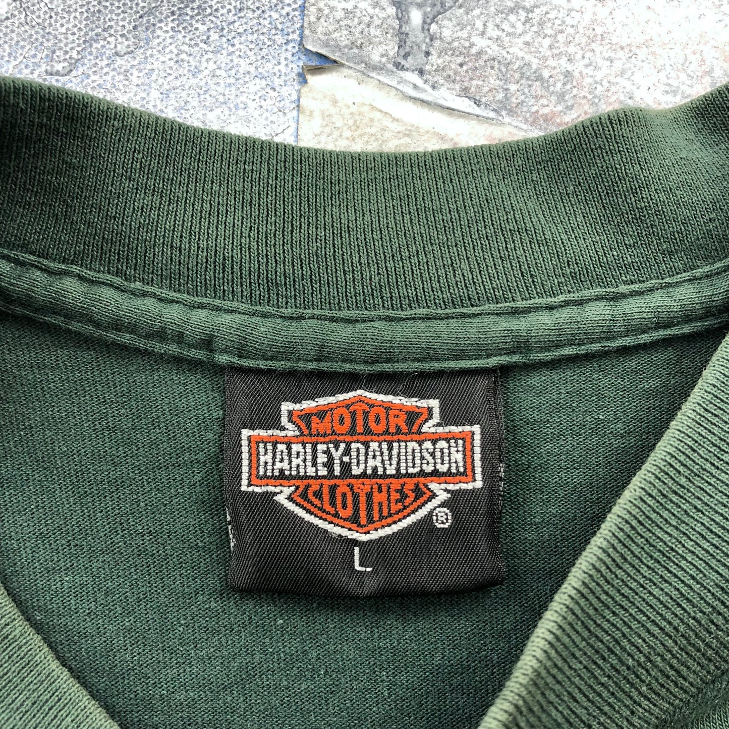 Vintage USA Harley Davidson Motorcycles American Eagle T Shirt L