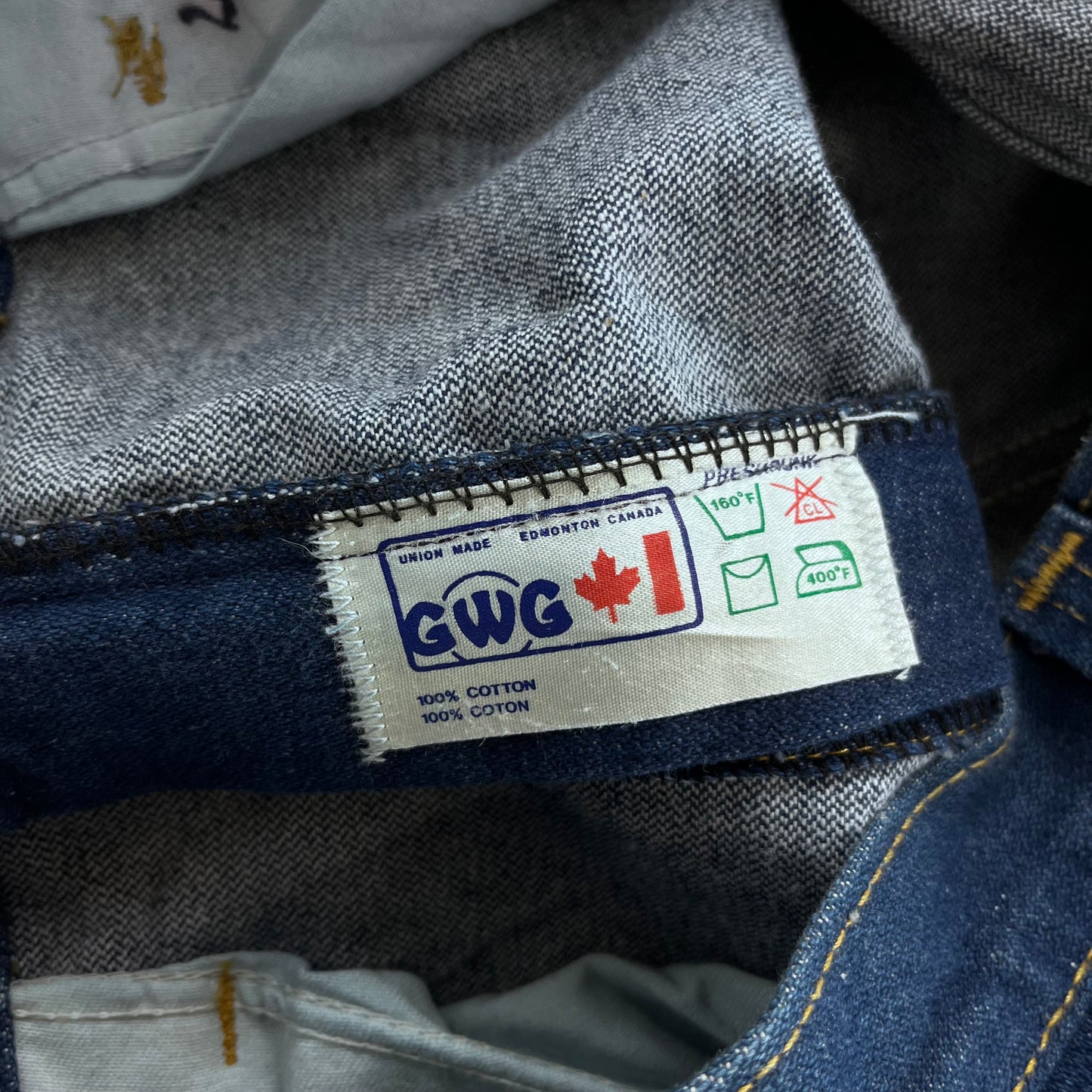 Vintage Great Western Garment Union Made Denim Jean W34