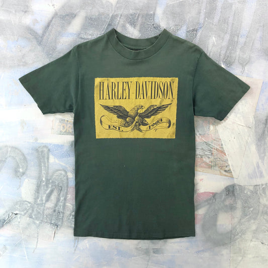 Vintage USA Harley Davidson Motorcycles American Eagle T Shirt L