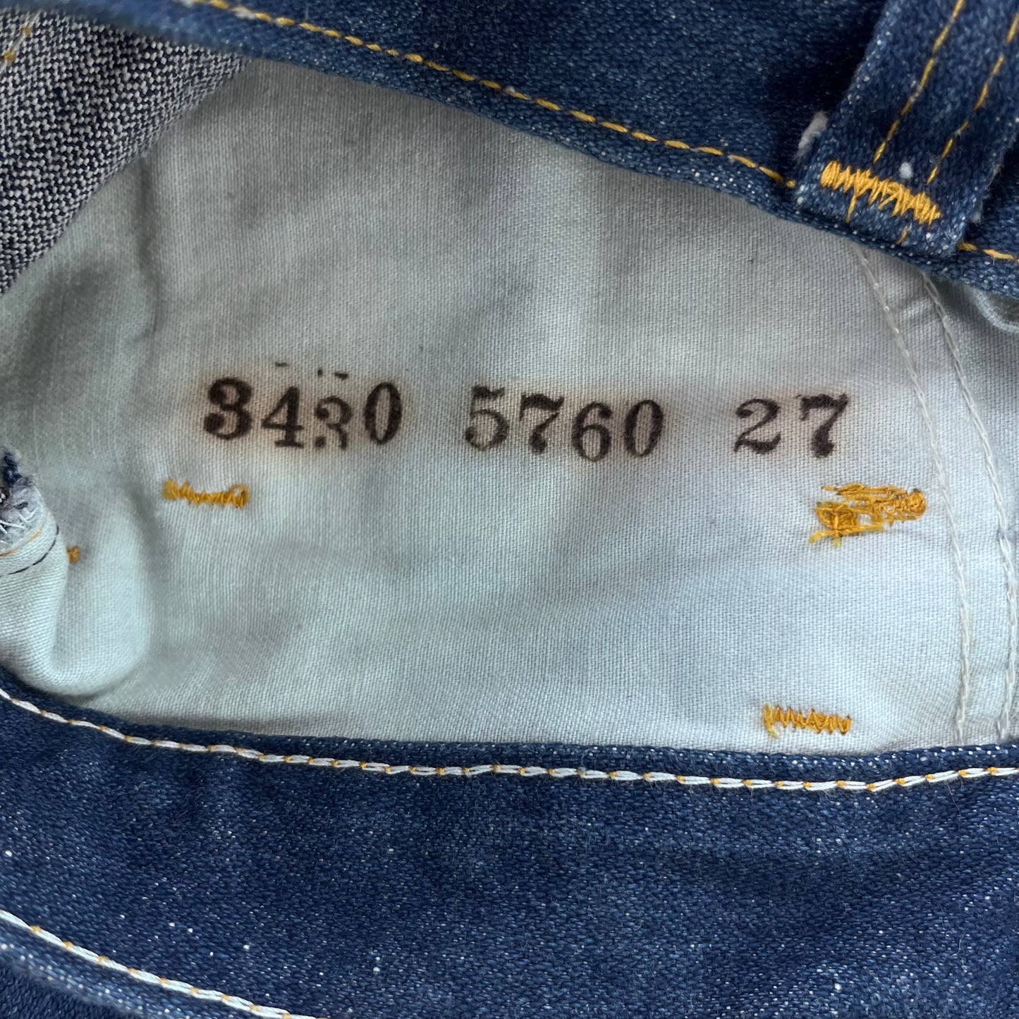 Vintage Great Western Garment Union Made Denim Jean W34