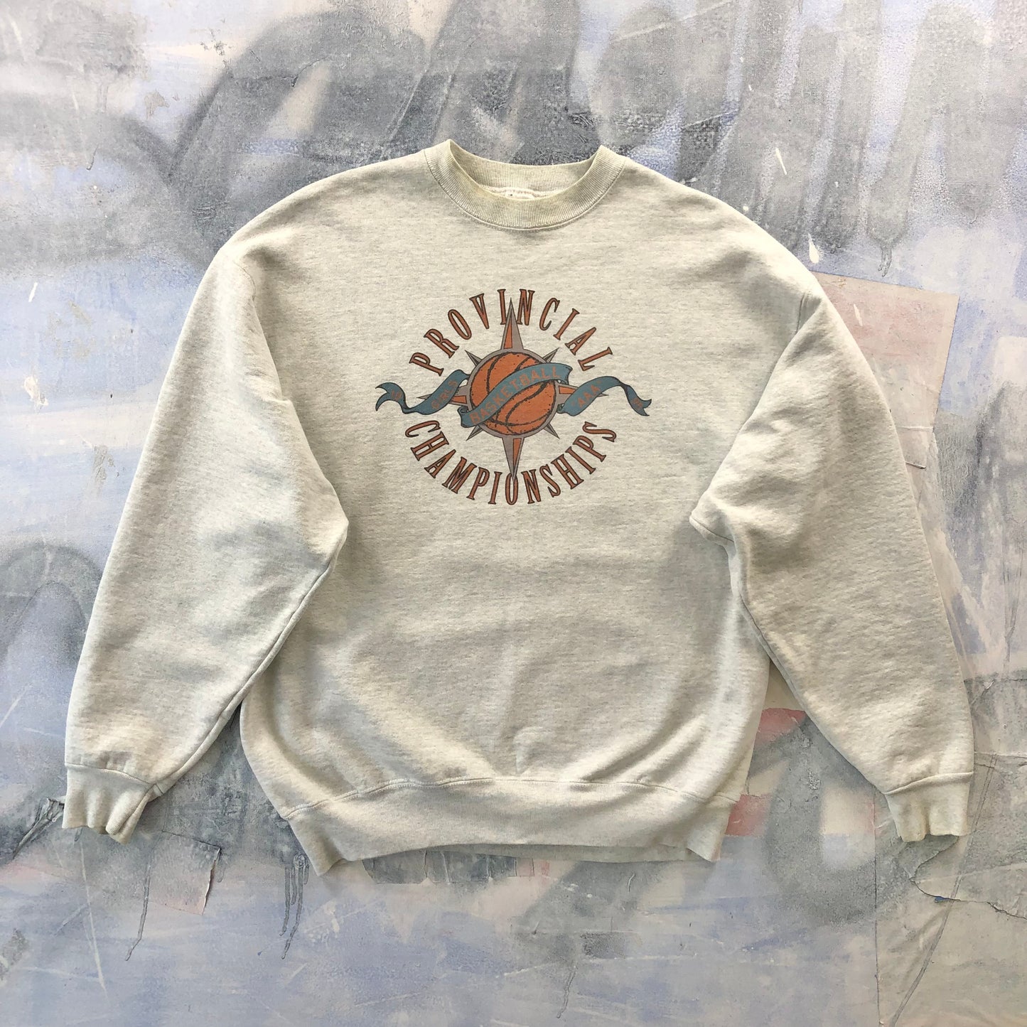 Vintage USA 1995 Provincial Girls AAA Basketball Champions Crewneck Sweatshirt XL