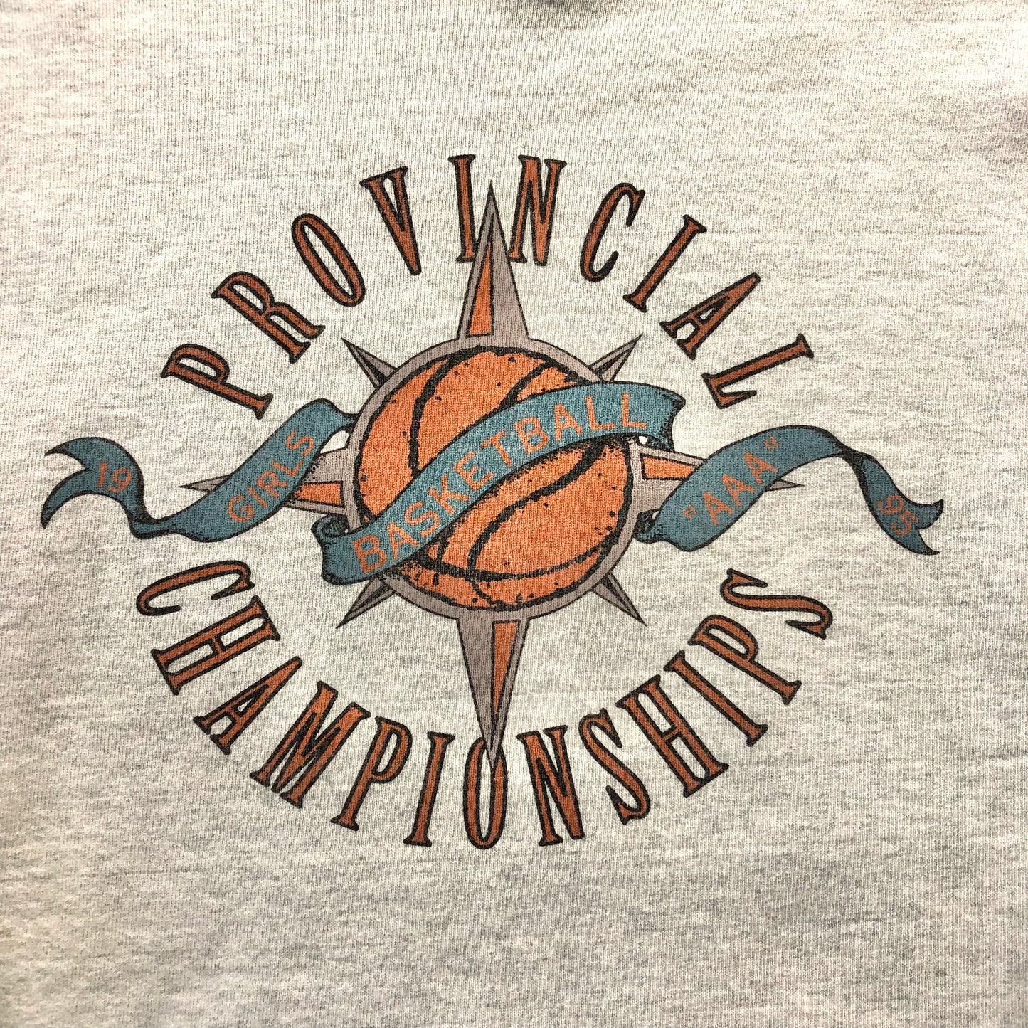 Vintage USA 1995 Provincial Girls AAA Basketball Champions Crewneck Sweatshirt XL