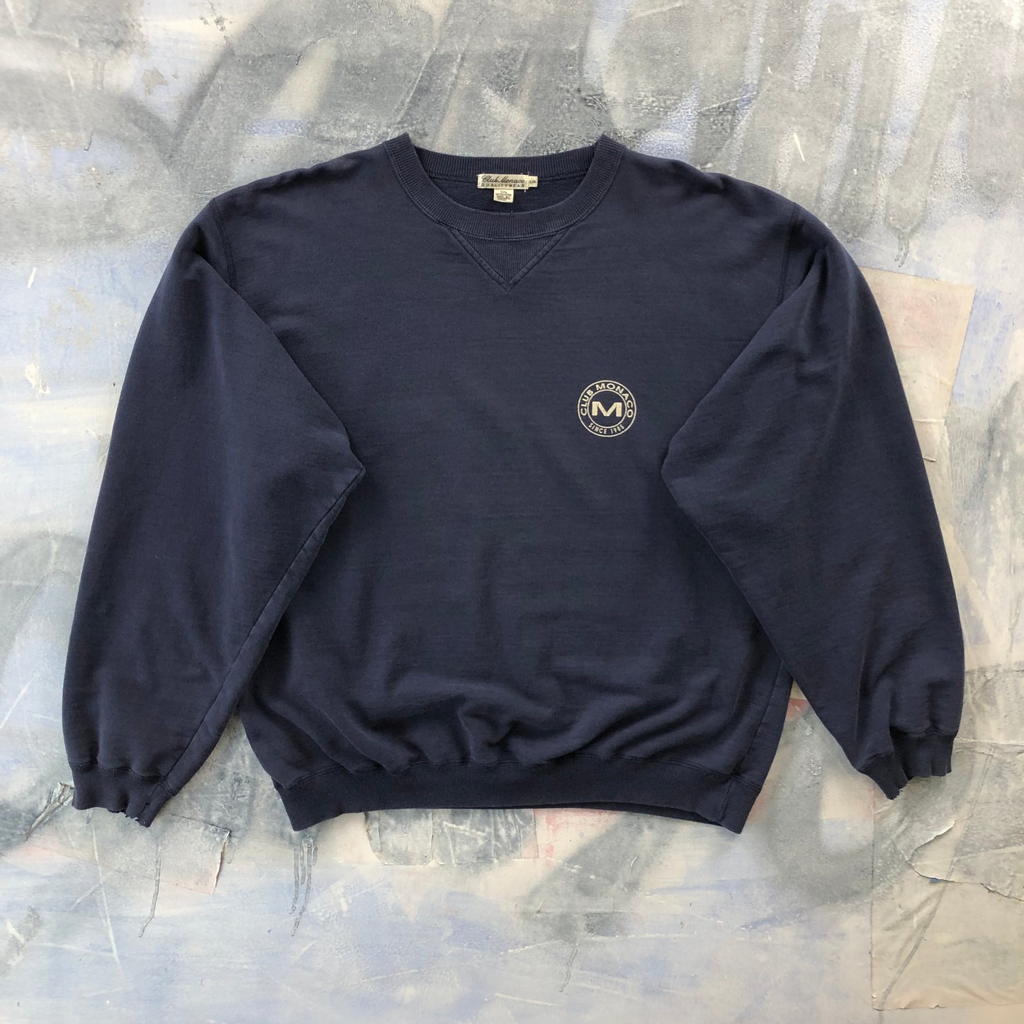 Vintage 90s Club Monaco Quality Wear Crewneck Sweatshirt L