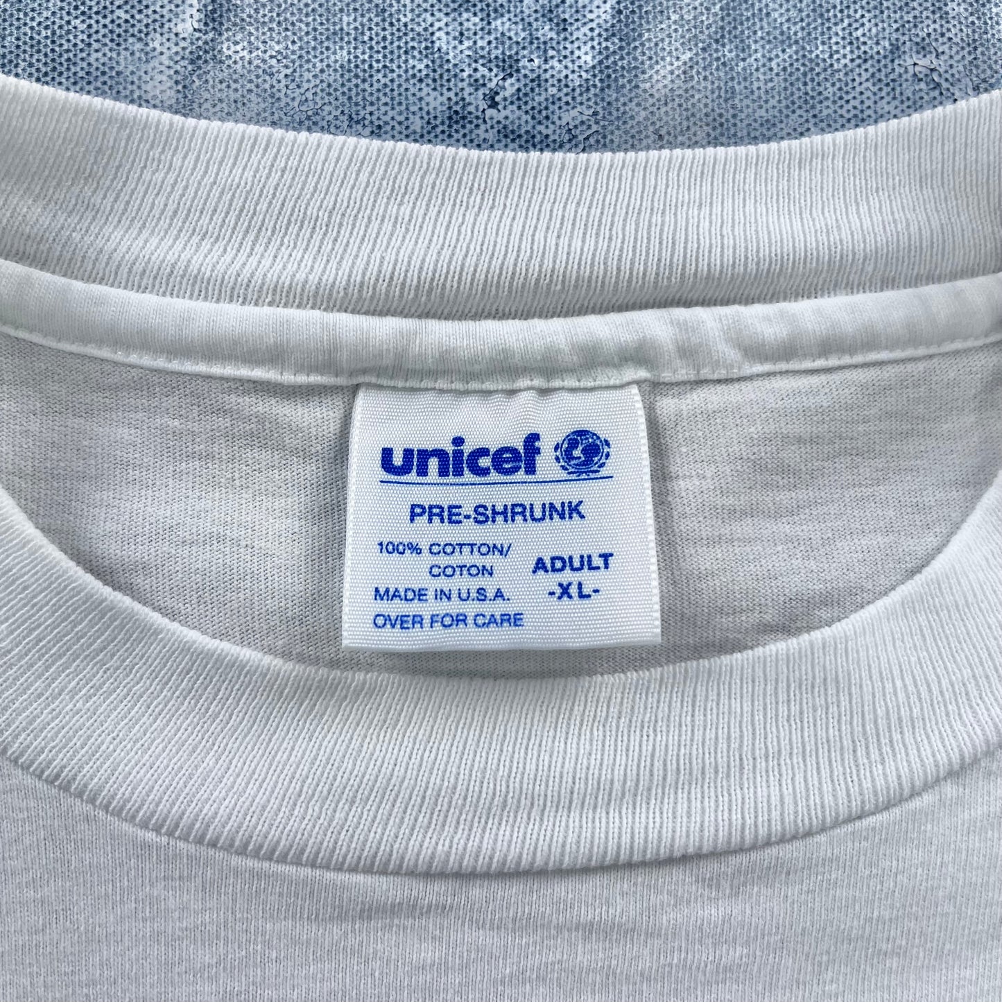 Vintage USA Unicef Children Art Work Single Stitch T Shirt XL
