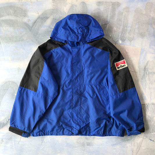 Vintage Malboro Unlimited Rain Hooded Zip Jacket XL