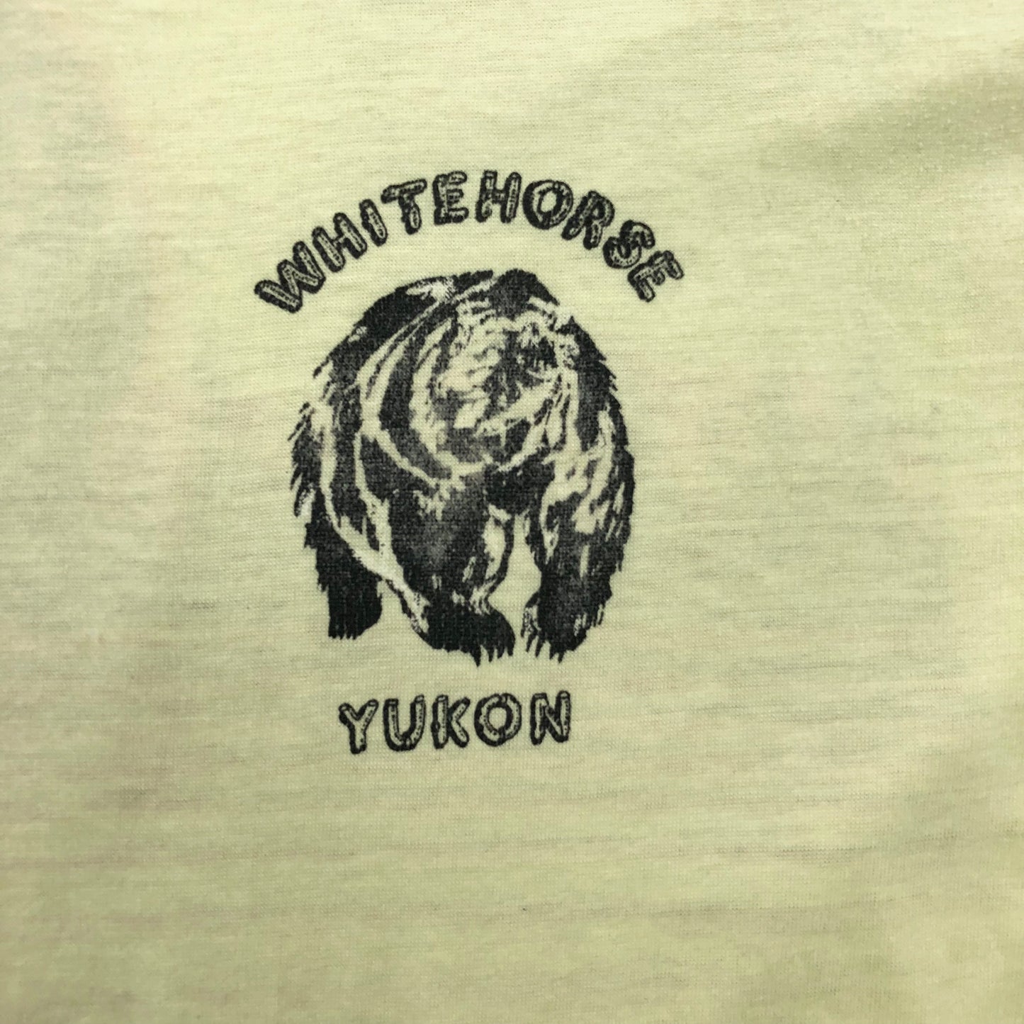 Vintage Whitehorse Yukon Grizzly Bear Single Stitch T Shirt L