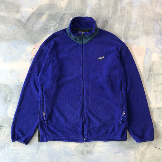 Vintage Patagonia USA Polartec Full Zip Fleece Sweatshirt XL