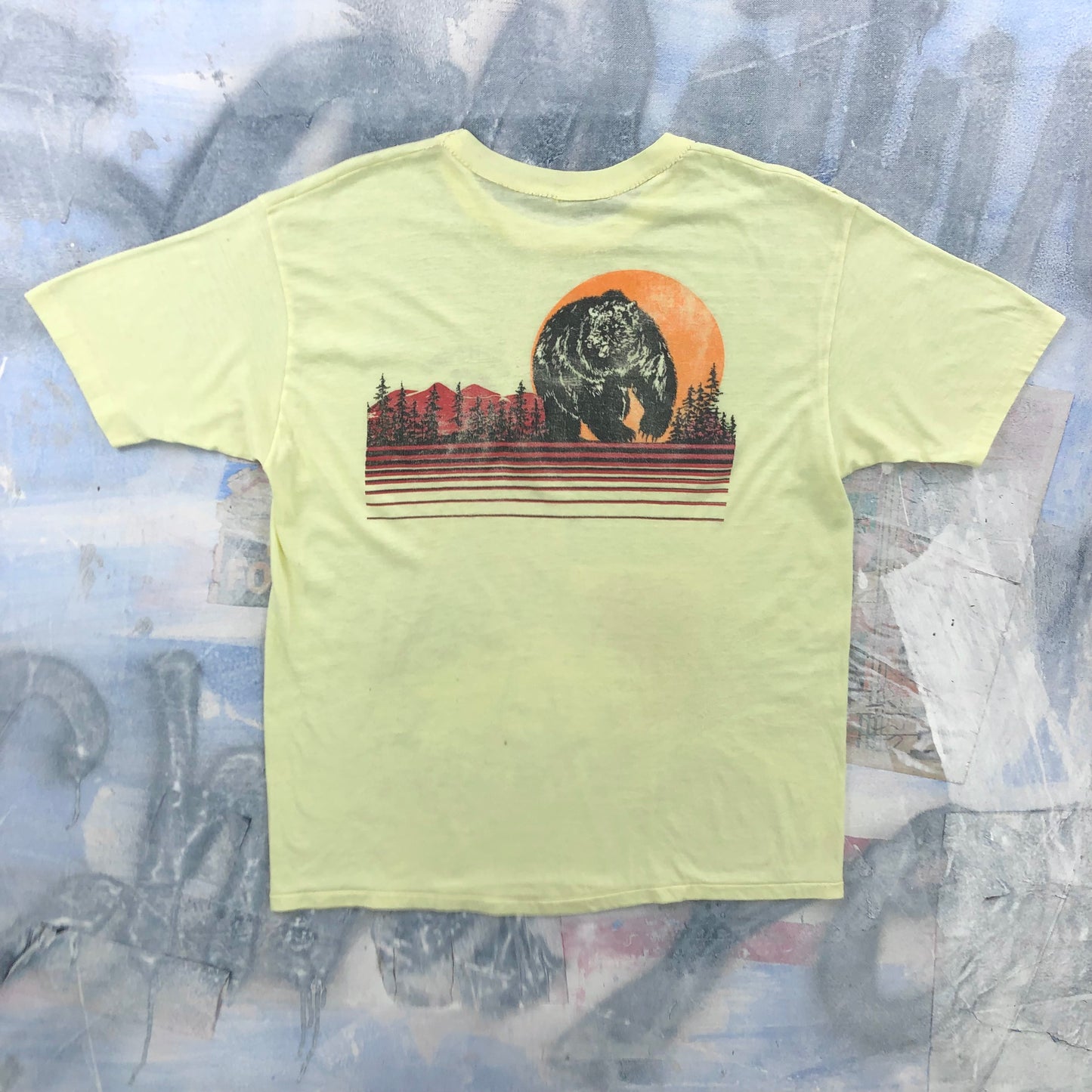 Vintage Whitehorse Yukon Grizzly Bear Single Stitch T Shirt L