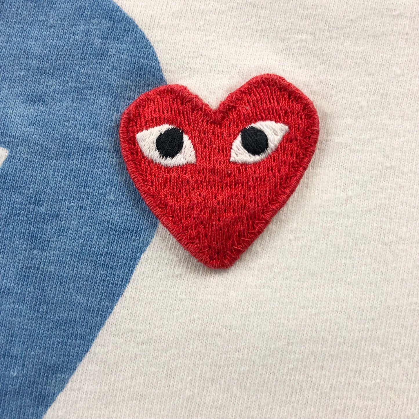 Vintage Comme Des Garcons Play Double Heart T Shirt L
