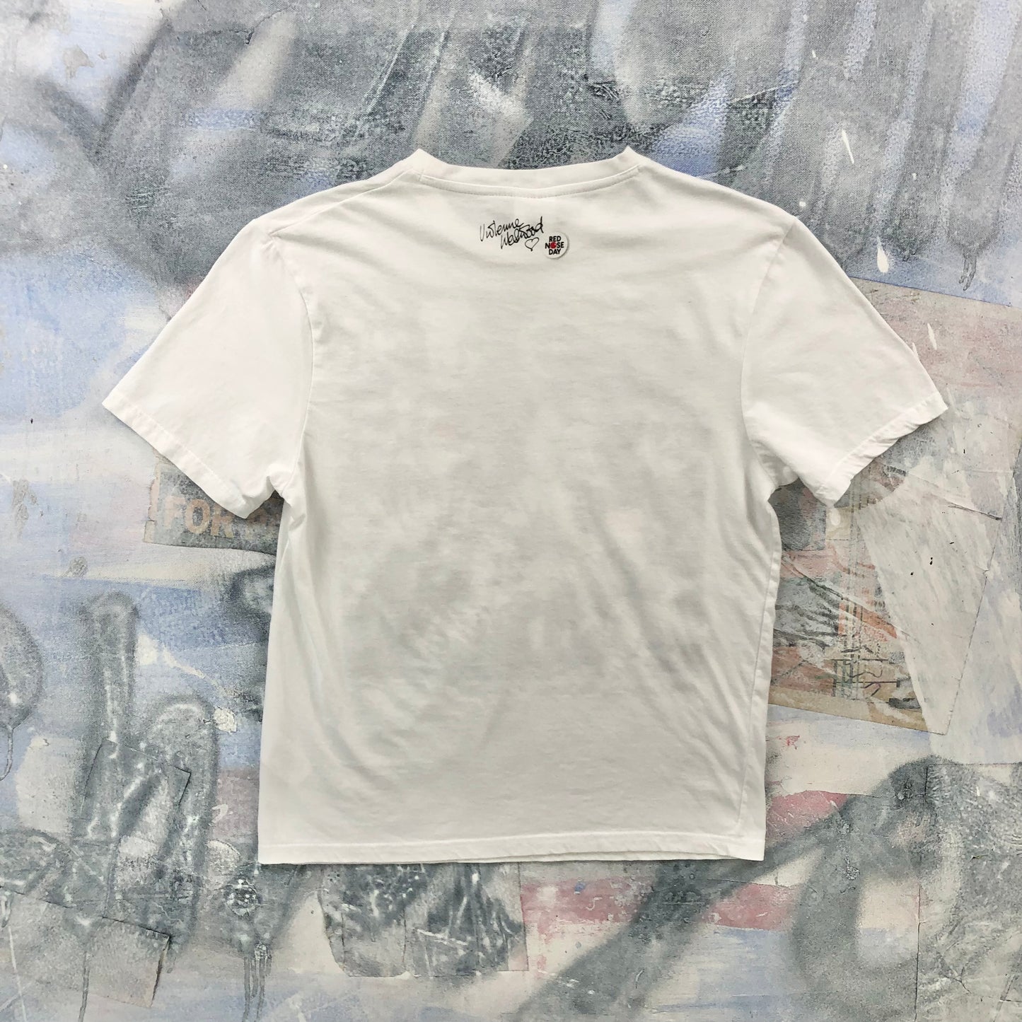 Vintage Vivienne Westwood The Laughing Audience Red Nose Day T Shirt XS