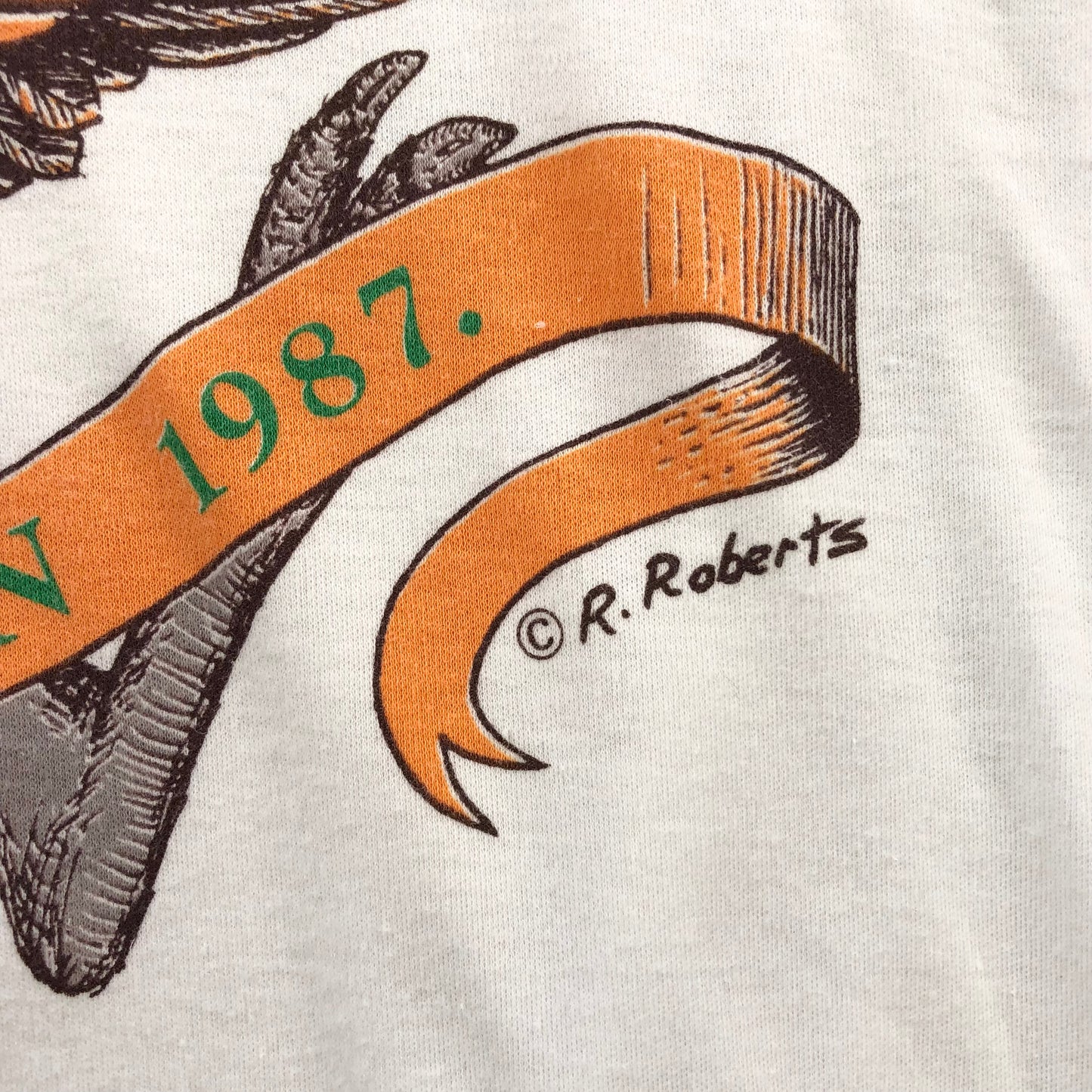 Vintage 80s Australias Up In 1987 Kangaroo Eagle T Shirt M