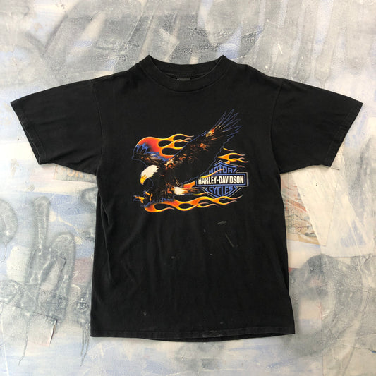 Vintage Harley Davidson Motorcycles USA Boston T Shirt L