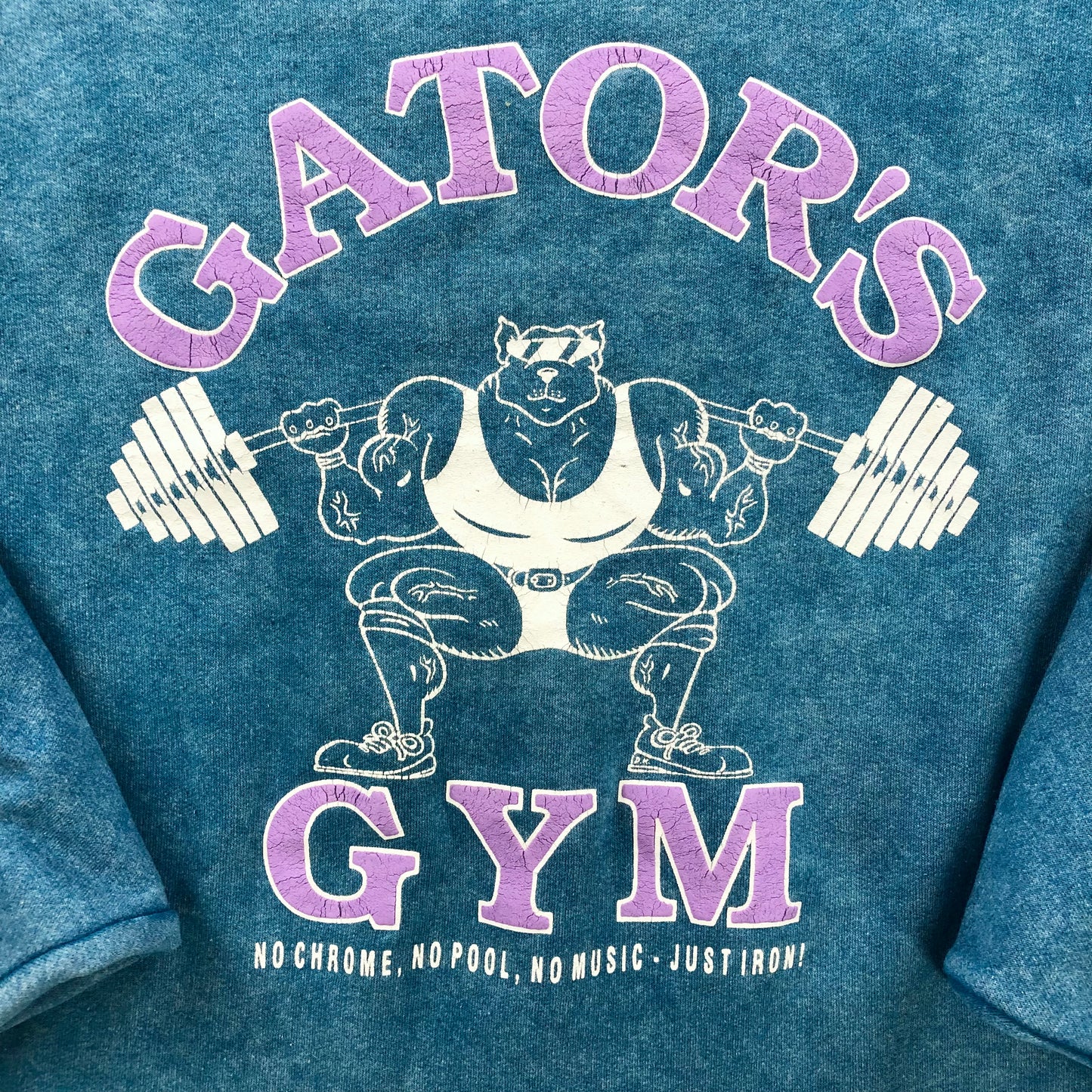 Vintage 90s Gators Gym Body Building Crewneck Sweatshirt XXXL