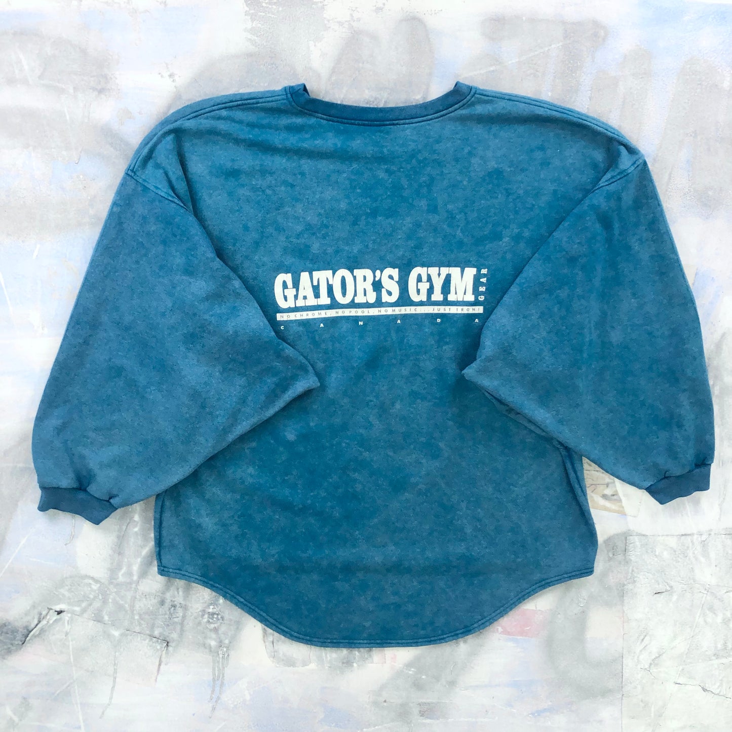 Vintage 90s Gators Gym Body Building Crewneck Sweatshirt XXXL