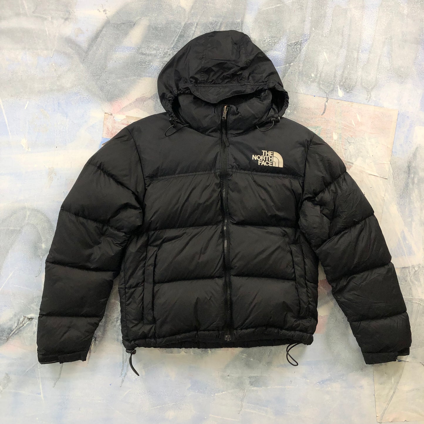 Vintage The North Face 700 Nupste Down Zip Hooded Jacket M (Womens)