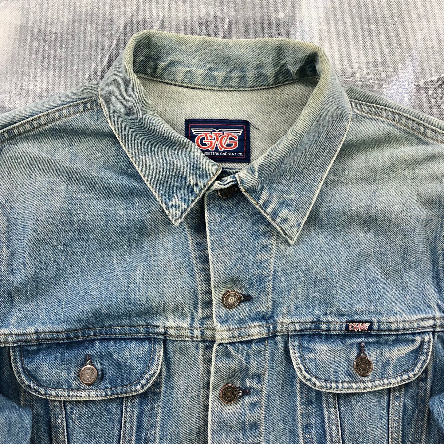Vintage Great Western Garment Denim Button Jacket M