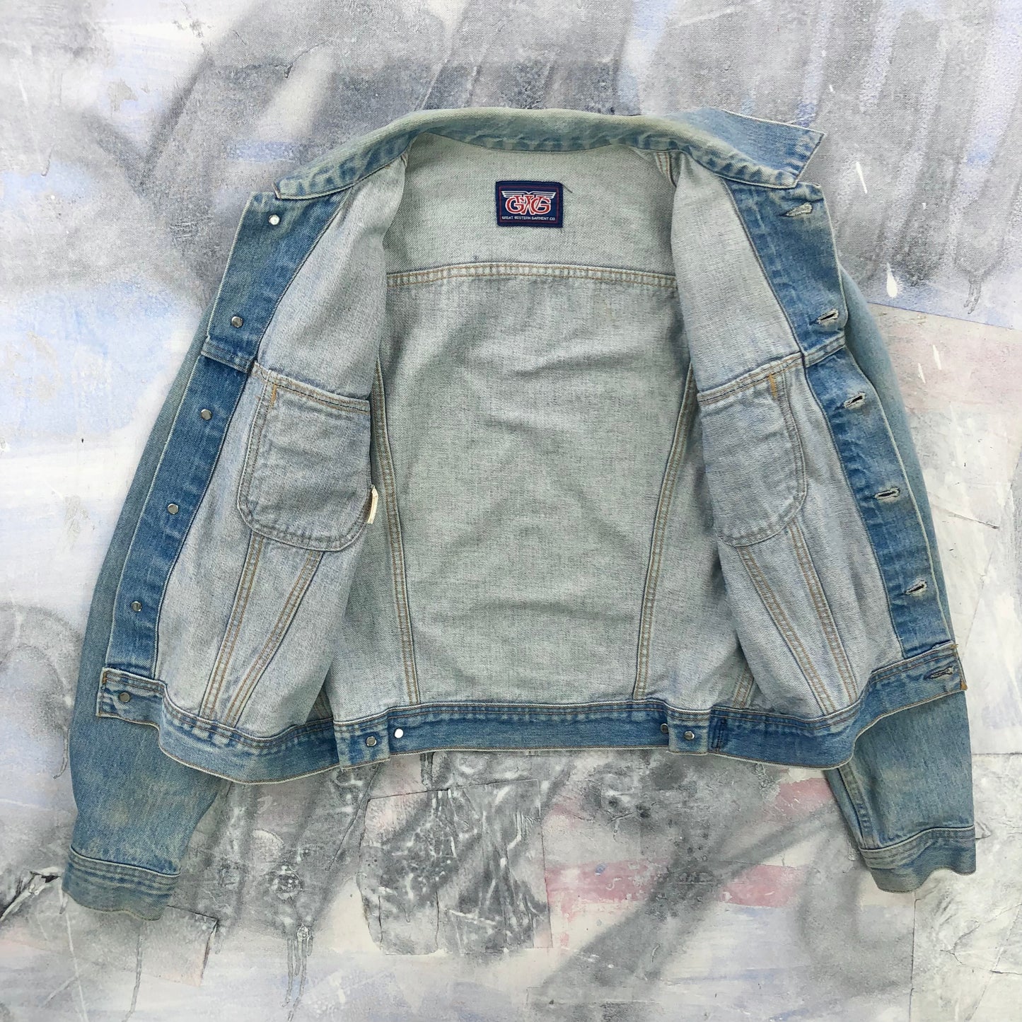Vintage Great Western Garment Denim Button Jacket M
