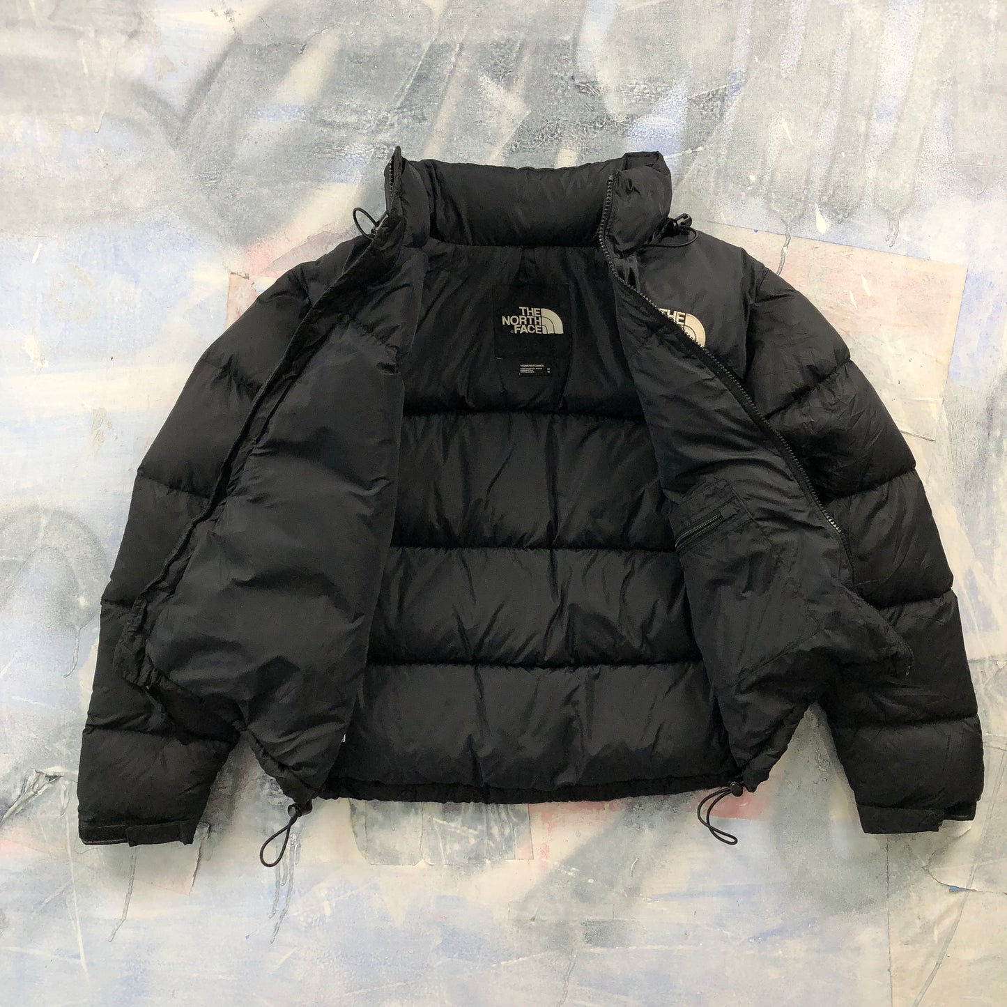 Vintage The North Face 700 Nupste Down Zip Hooded Jacket M (Womens)