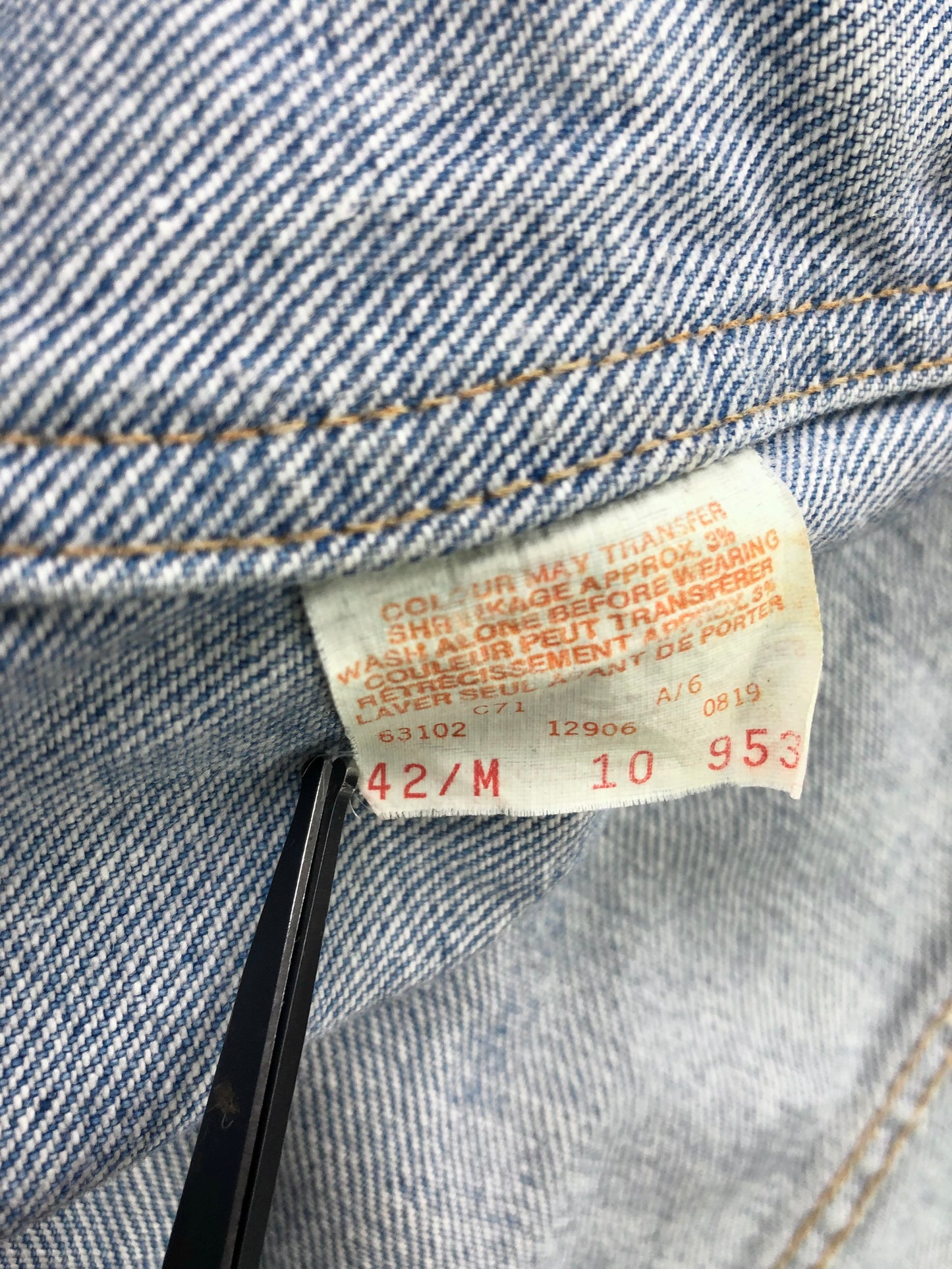Vintage Great Western Garment Denim Button Jacket M