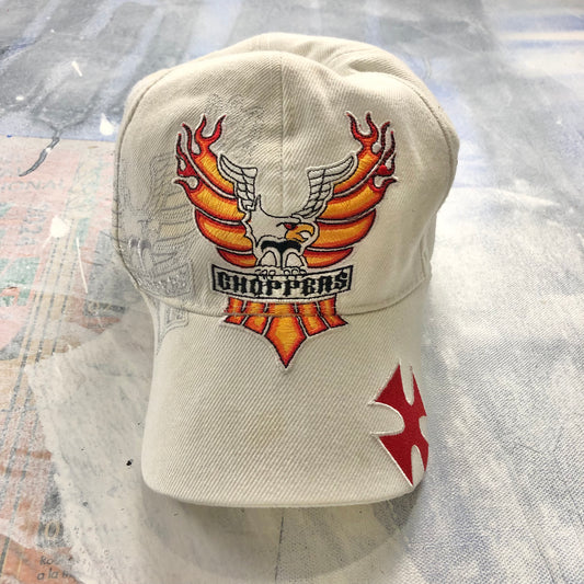 Vintage West Coast Choppers Flaming Eagle Snapback Hat