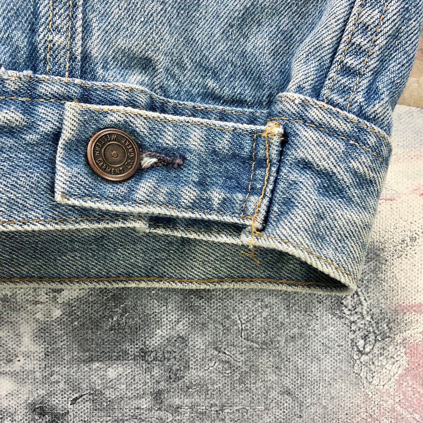 Vintage Great Western Garment Denim Button Jacket M