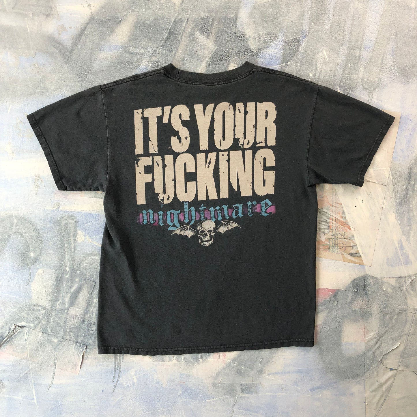 Vintage Avenged Sevenfold Its Your Fucking Nightmare T Shirt L