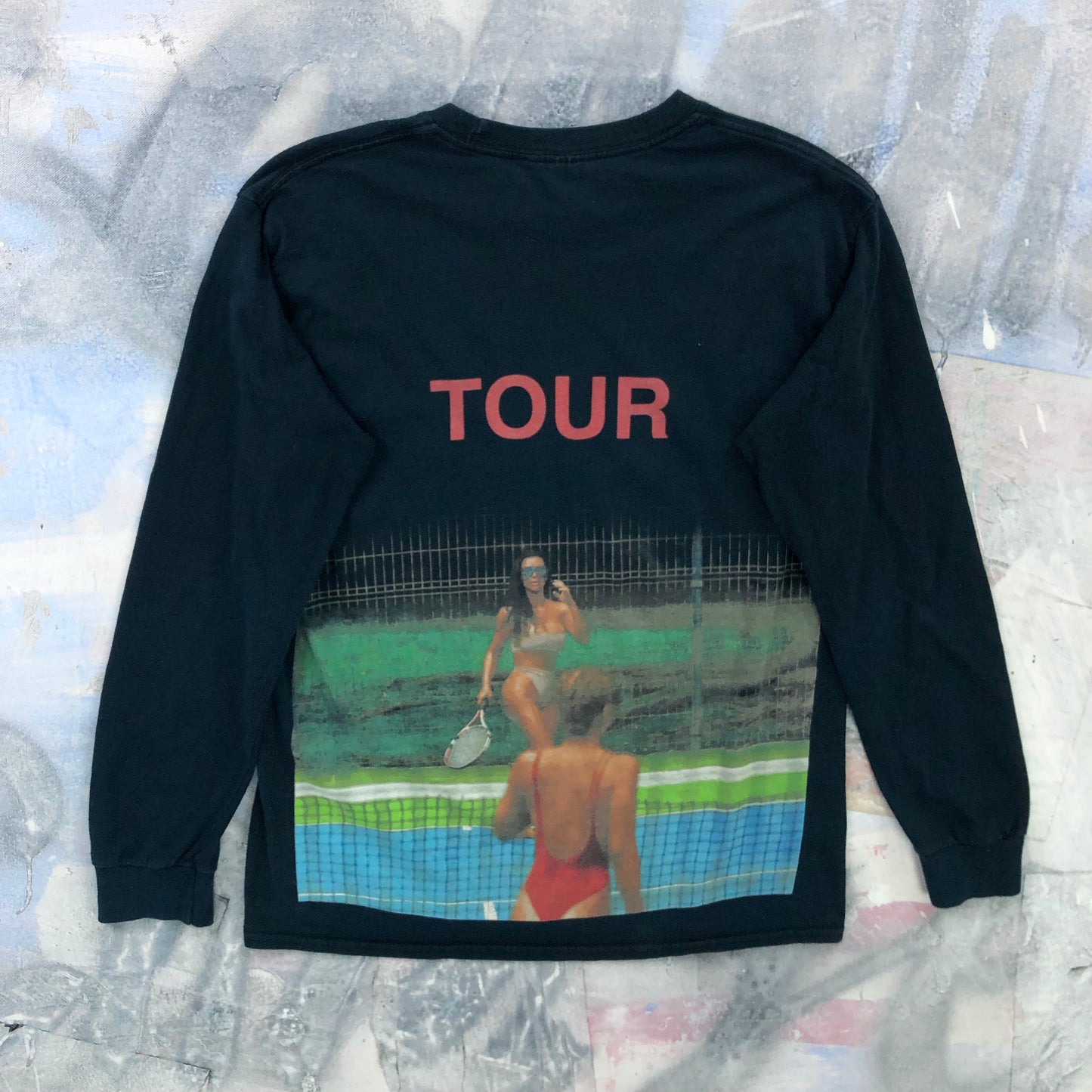 Vintage Saint Pablo Kanye West Kim Kardashian Tennis Long Sleeve T Shirt M