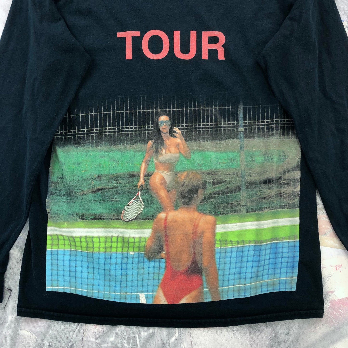 Vintage Saint Pablo Kanye West Kim Kardashian Tennis Long Sleeve T Shirt M
