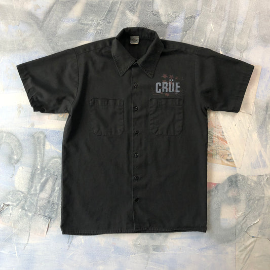 Vintage USA Motley Crue Red, White & Crue Button Shirt M