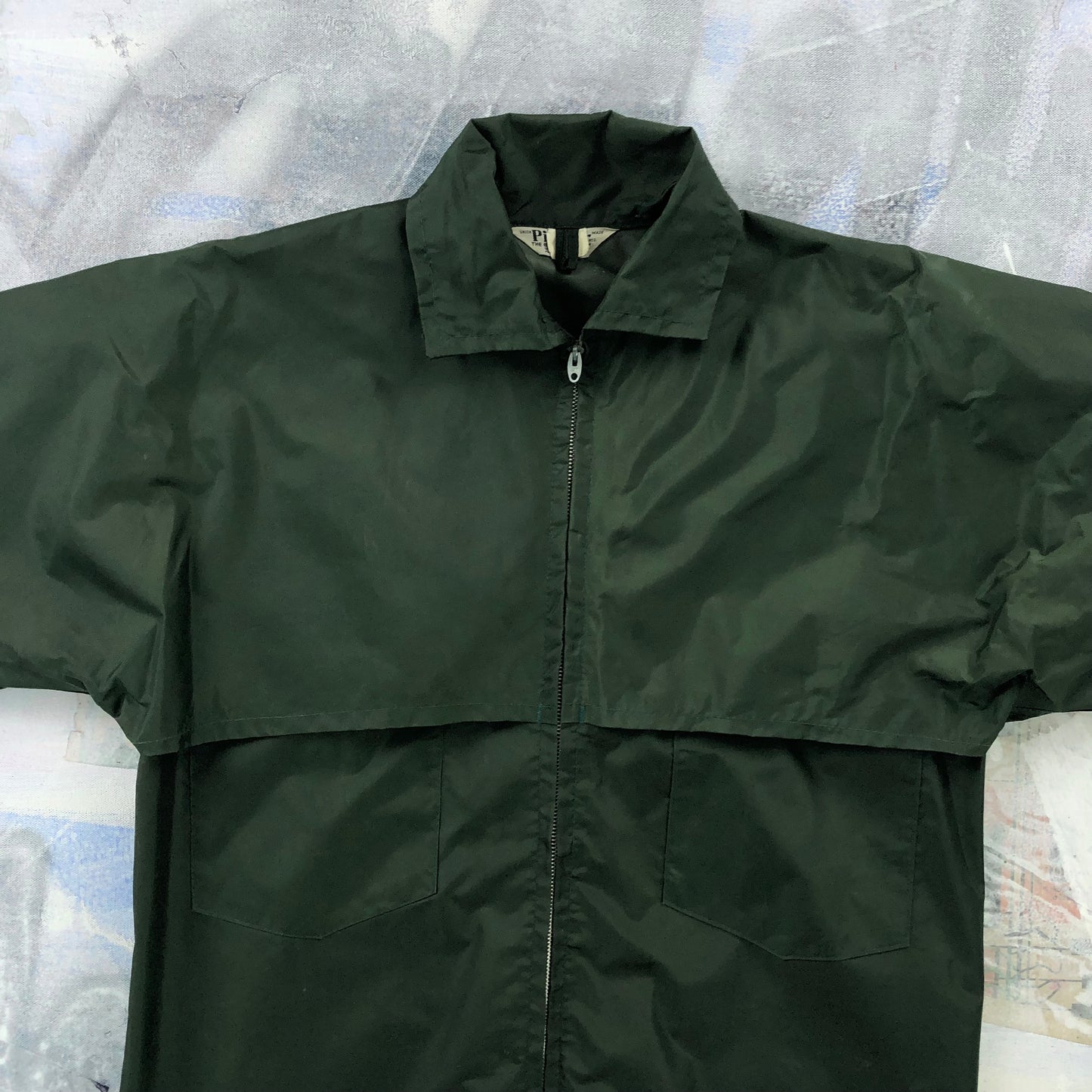 Vintage Pioneer Union Made Rain Zip Jacket M