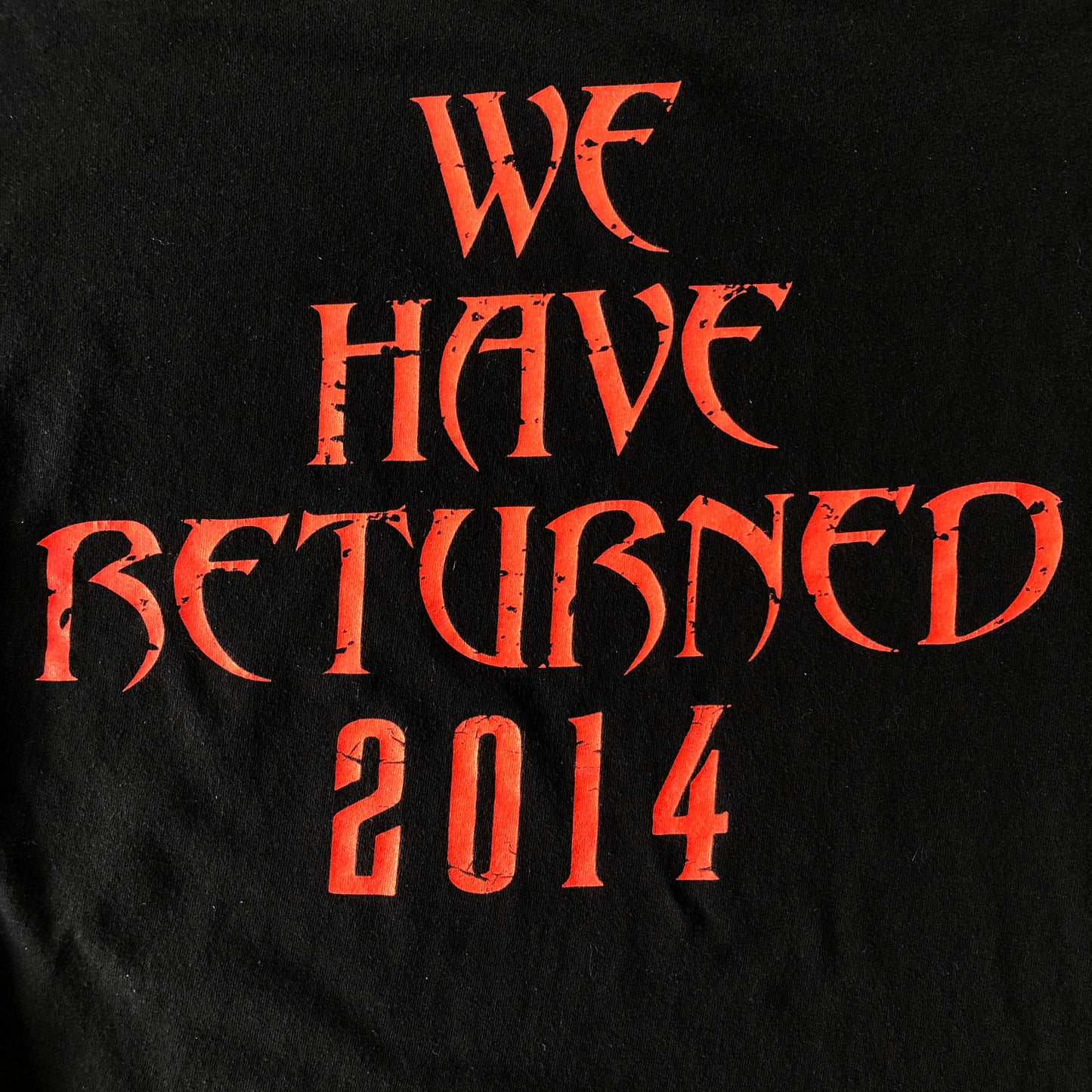 Vintage Dark Angel 2014 Metal Rock Concert T Shirt L