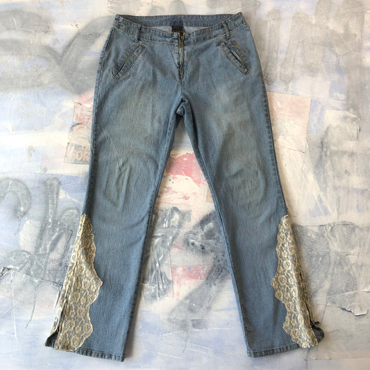 Vintage Fubu Laced Bootcut Jean W14 (Womens)