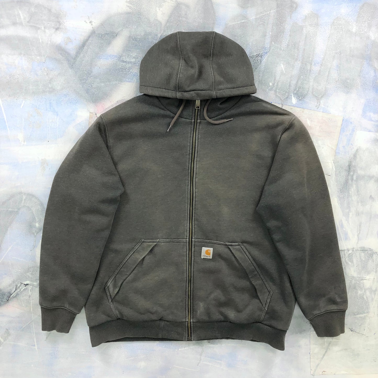 Carhartt Sherpa Lined Heavyweight Zip Hoodie Sweatshirt XL