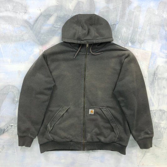 Carhartt Sherpa Lined Heavyweight Zip Hoodie Sweatshirt XL