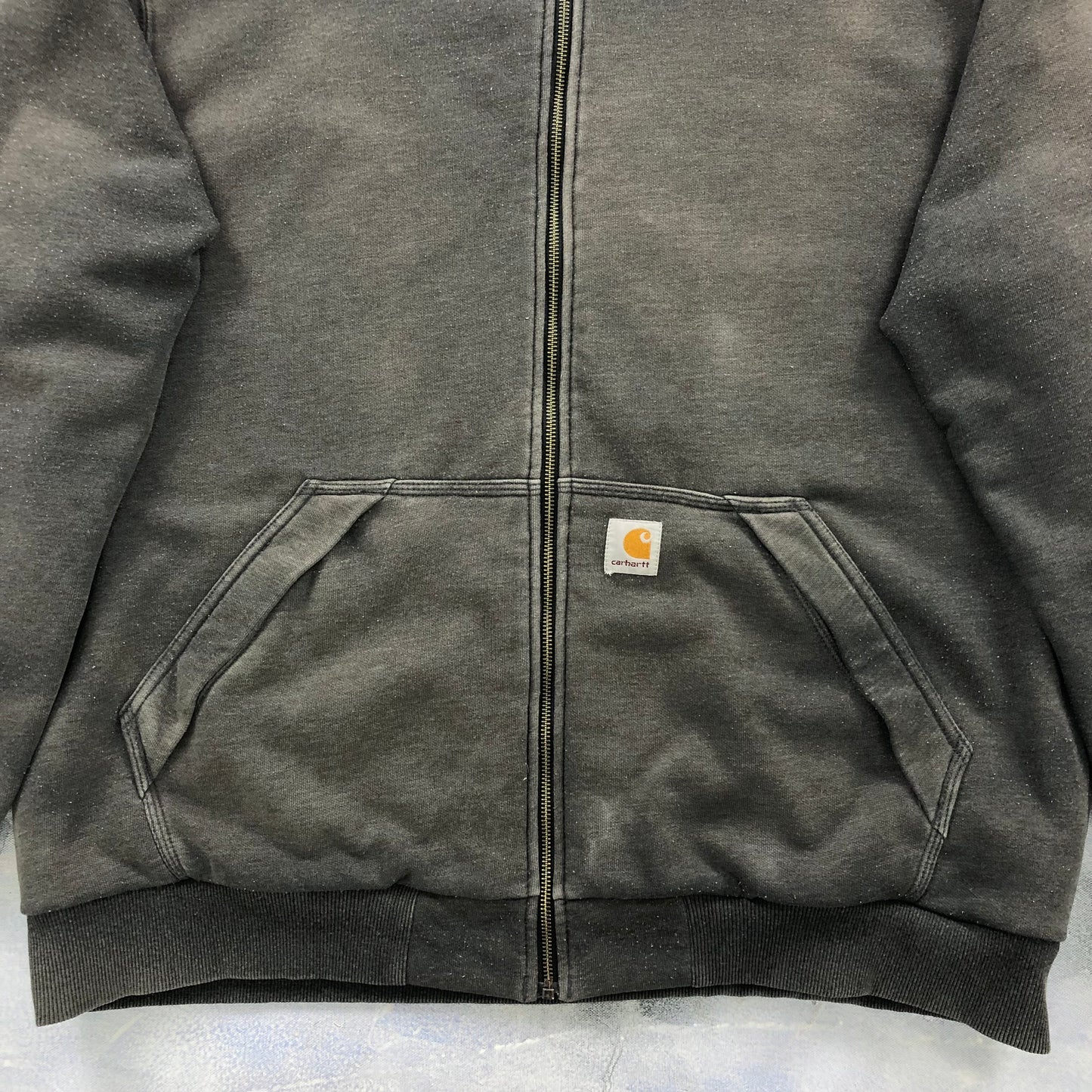 Carhartt Sherpa Lined Heavyweight Zip Hoodie Sweatshirt XL
