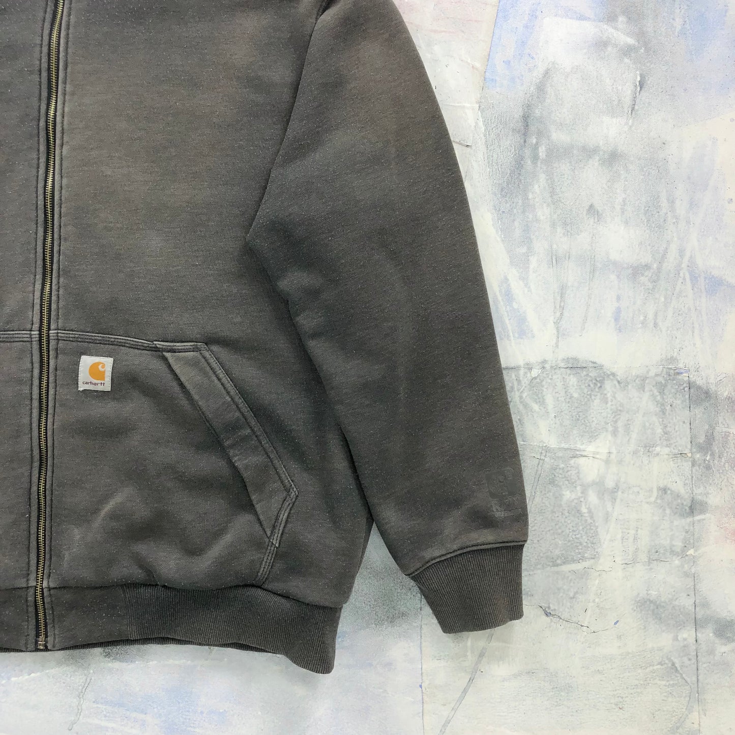 Carhartt Sherpa Lined Heavyweight Zip Hoodie Sweatshirt XL