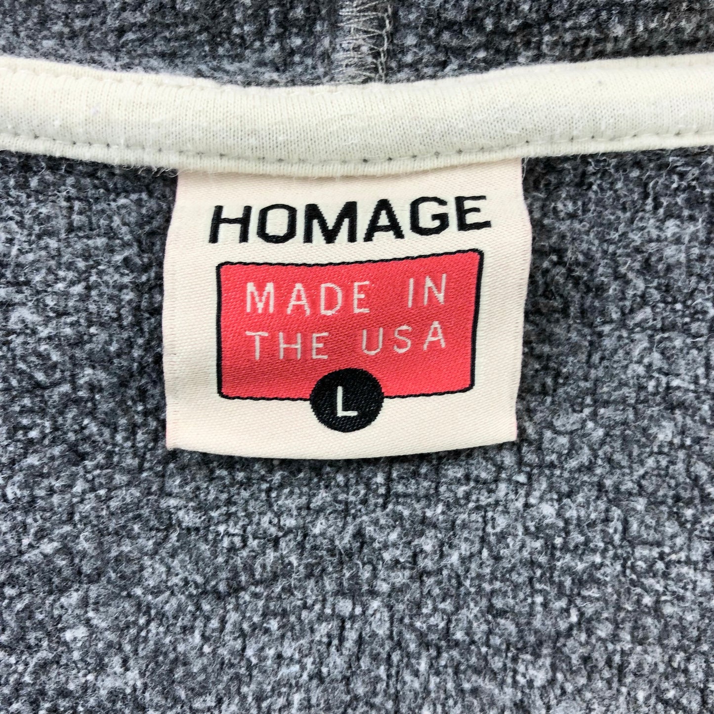 Homage USA Dont Puck With The USA Hockey Hoodie Zip Sweatshirt L