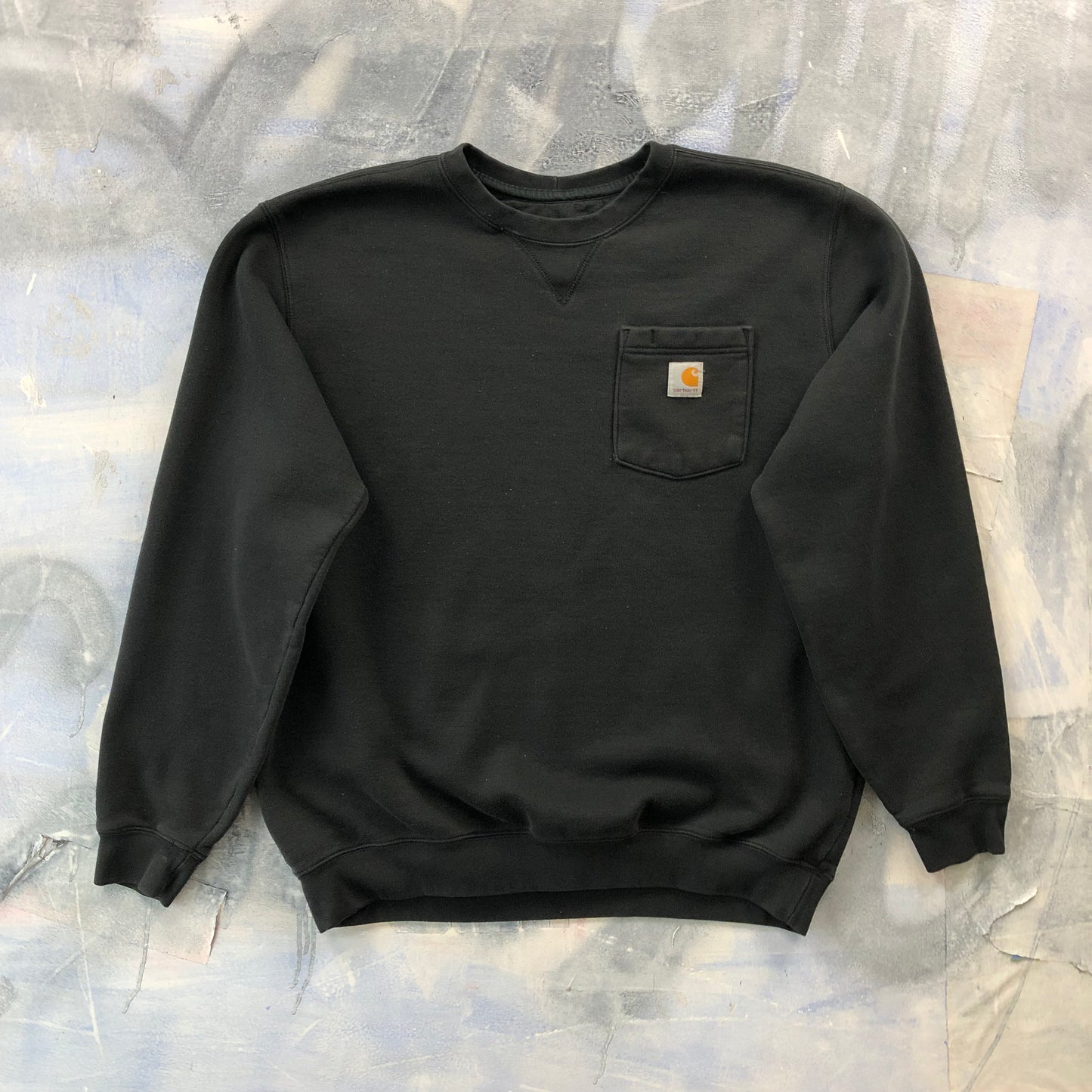 Carhartt Orignal Fit Chest Pocket Crewneck Sweatshirt L